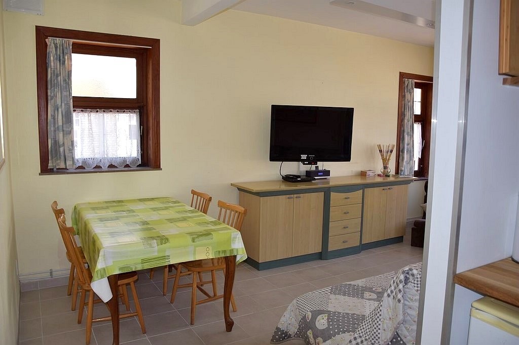 La salle à manger de l'appartement Bonzel 3, à La Panne