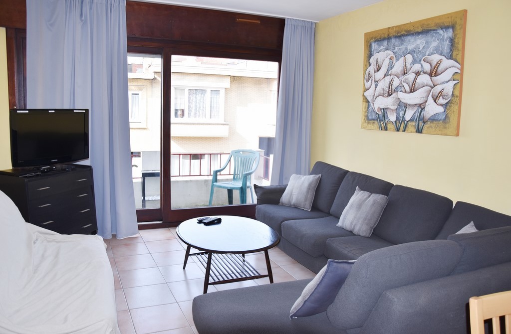 Le séjour de l'appartement Bonzel 5, à La Panne