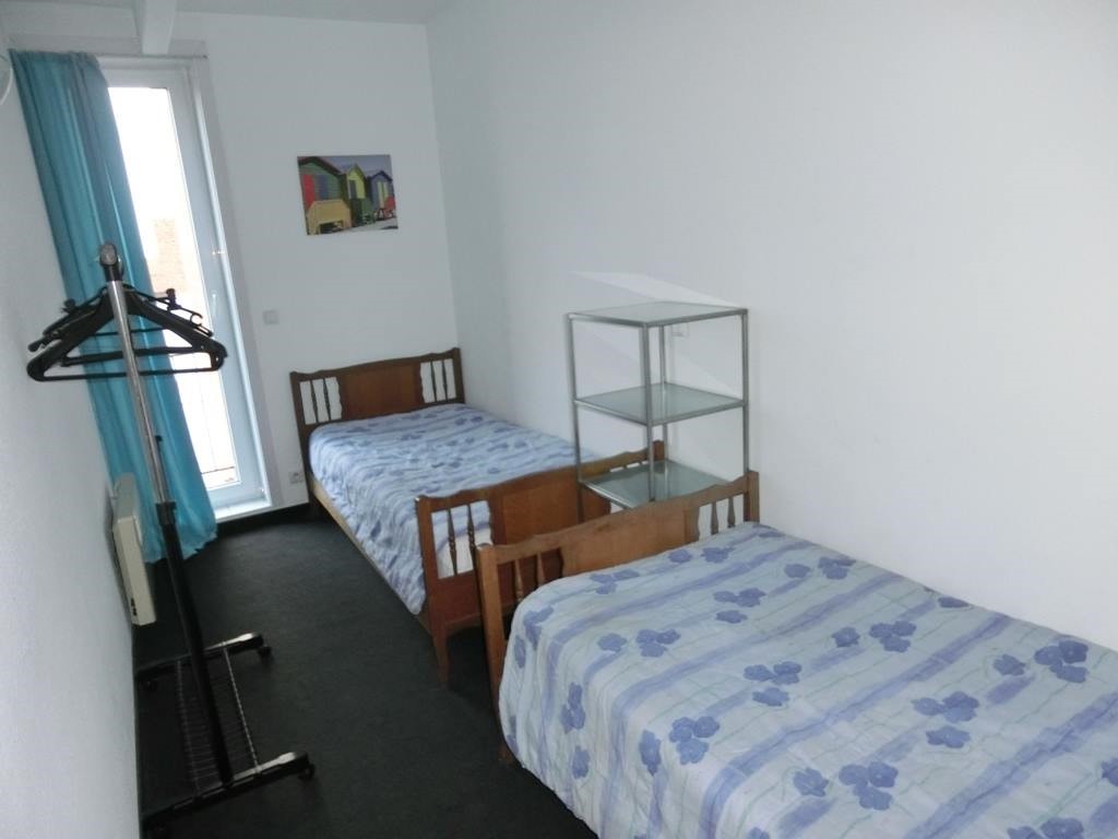 La seconde chambre de Sloepen 5 et ses deux lits simples