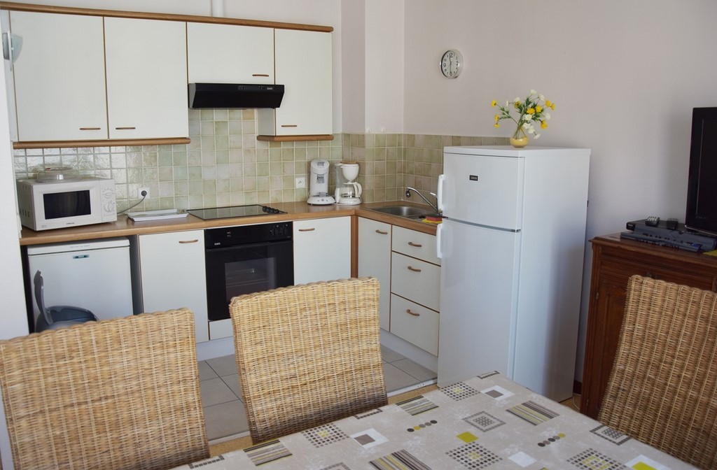 La cuisine de l'appartement Sloepen 6, à La Panne